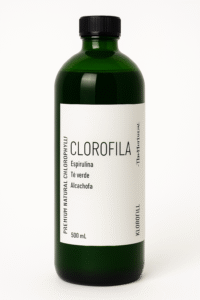 Detox Clorofila + Espirulina +Té verde + Alcachofa